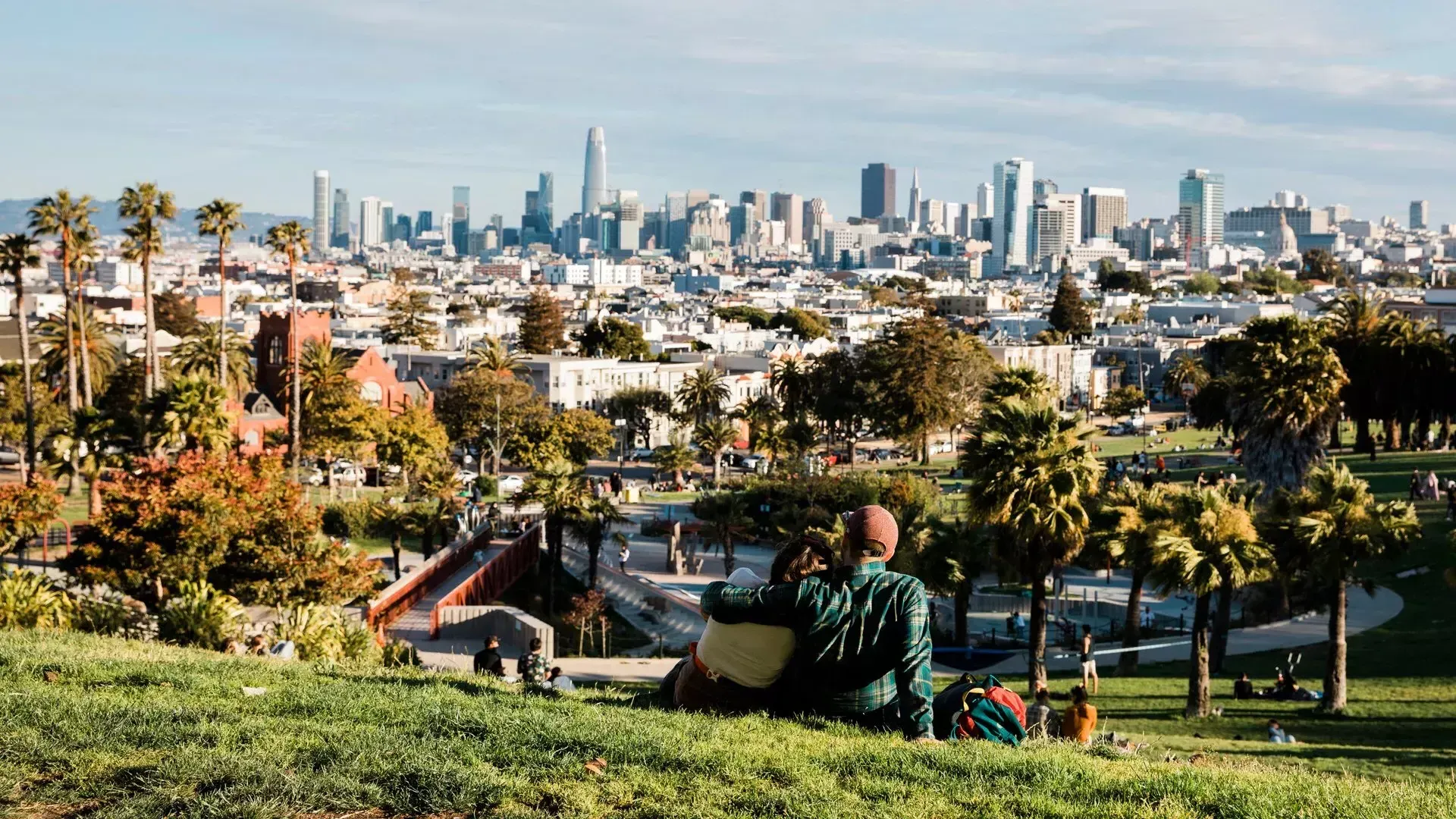 Dolores Park on a sunny afternoon